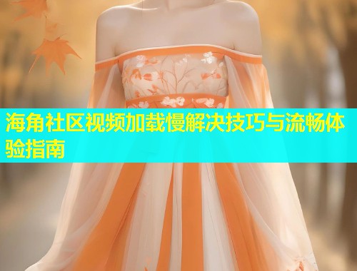 海角社区视频加载慢解决技巧与流畅体验指南  第1张