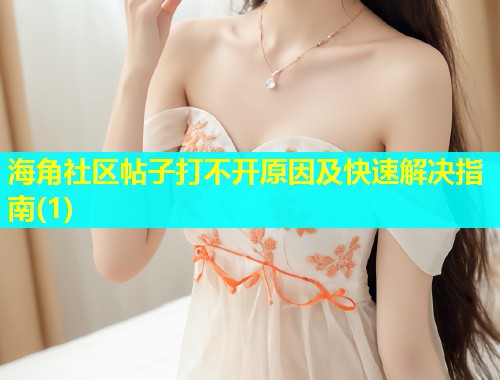 海角社区帖子打不开原因及快速解决指南(1)